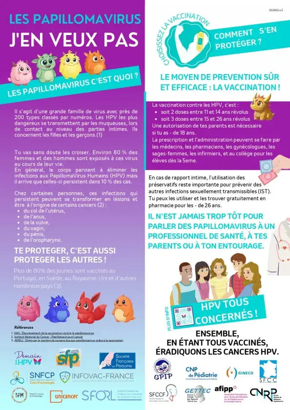 Flyer DemainSansHPV