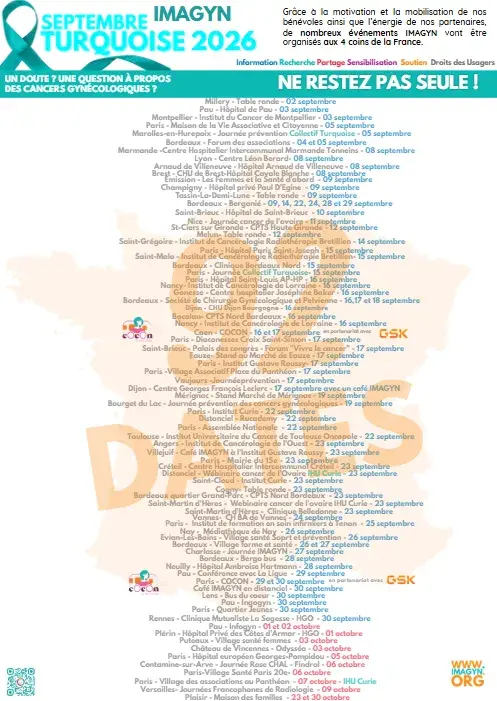 Affiche Septembre Turquoise 2026